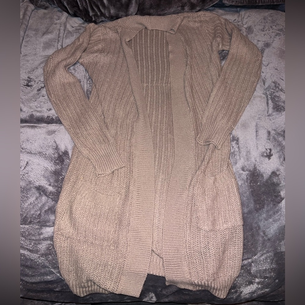 Fashionnova Tan Cardigan